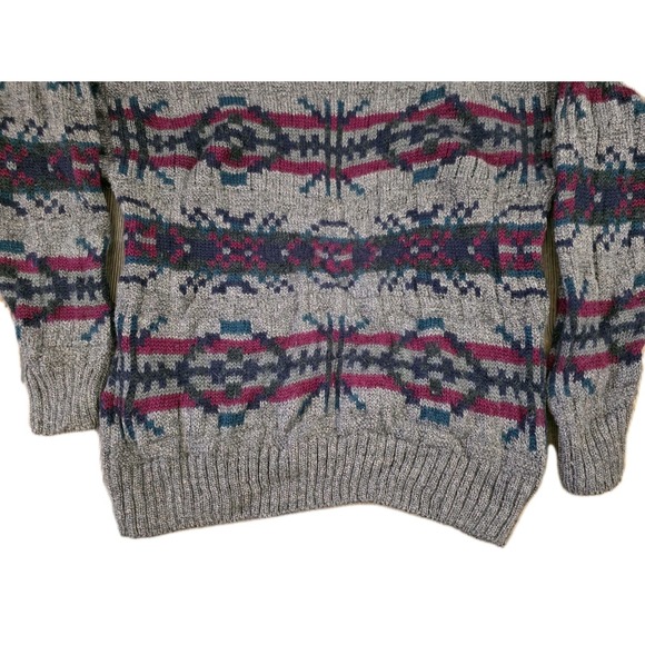 Nomadic Traders Sweater 100%‎ Wool Size XL Oversized Uruguay Unisex Vintage Ski - Picture 4 of 4